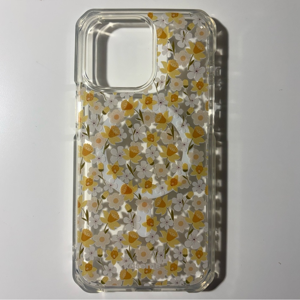 KaseMe iPhone 15 Pro Max- Daffodil Clear Case